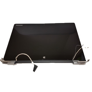 Complet tactile + bezel + capot écran gris pour Lenovo Yoga 3 1470